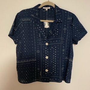Madewell bandana print shirt